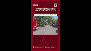 Apartment fire in Valley CT in Winston-Salem