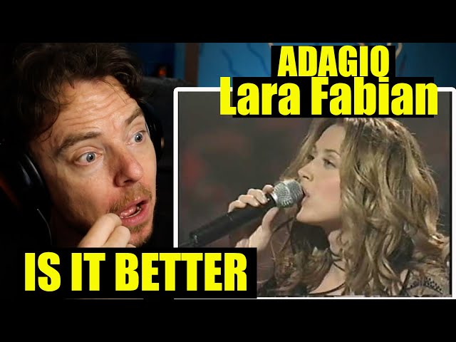 ADAGIO | Lara Fabian REACTION | Best Version I Have Heard!! class=