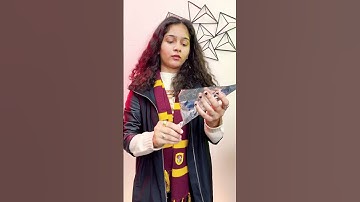 Let’s make Harry Potter magic stick 🪄🤩 #harrypotter #handmade #magic #artandcraft