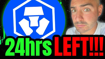 CRO Coin Price ALERT! (24HRS BEFORE THIS NEXT BITCOIN MOVE!) Crypto.com News