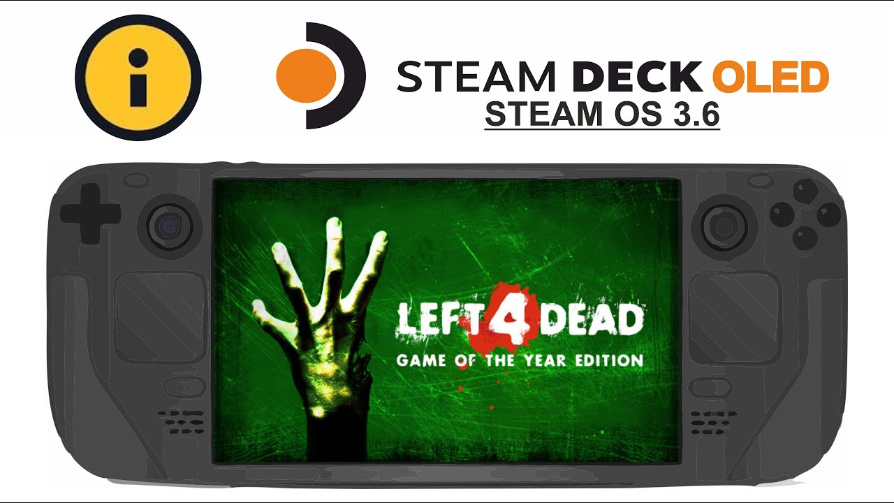 Left 4 Dead on Steam Deck OLED with Steam OS 3.6