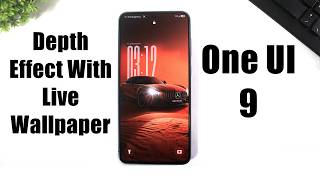 Установка эффекта глубины в One UI 9 с помощью живых обоев | Как включить эффект глубины в One UI 9 screenshot 1