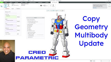 Creo Parametric - Top Down Design | Copy Geometry Multibody Update