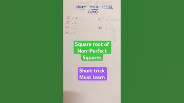 Square root of non-perfect squares || Short trick (Part-2) || #shorts #shorttricks