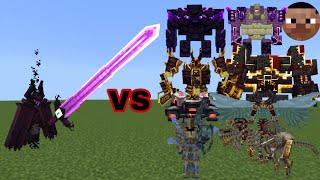 Ender Keeper vs L Ender Cataclysm Bosses | Minecraft Java | MobBattle