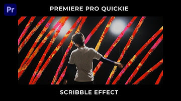 Premiere Pro Quickie - Scribble Effect in Less than 1 Minute - (Justin Bieber