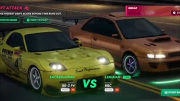 Drift attack race vs Sacredjonah, Static Shift Racing Gameplay