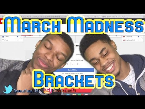 2017 NCAA MARCH MADNESS TOURNAMENT BRACKET PREDICTIONS!