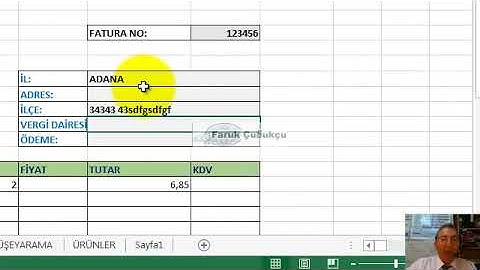 Excel Veri Doğrulama / Data Validation - Formül Kullanımı ile Metin Girilmesi