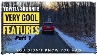 Top 10 Very interesting Toyota 4Runner features • You didn’t know you had Old school done right  #1