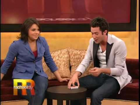 Justin Kredible does card tricks for Rachael Ray (...