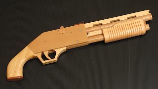 [HD] Pump-action rubber band shotgun