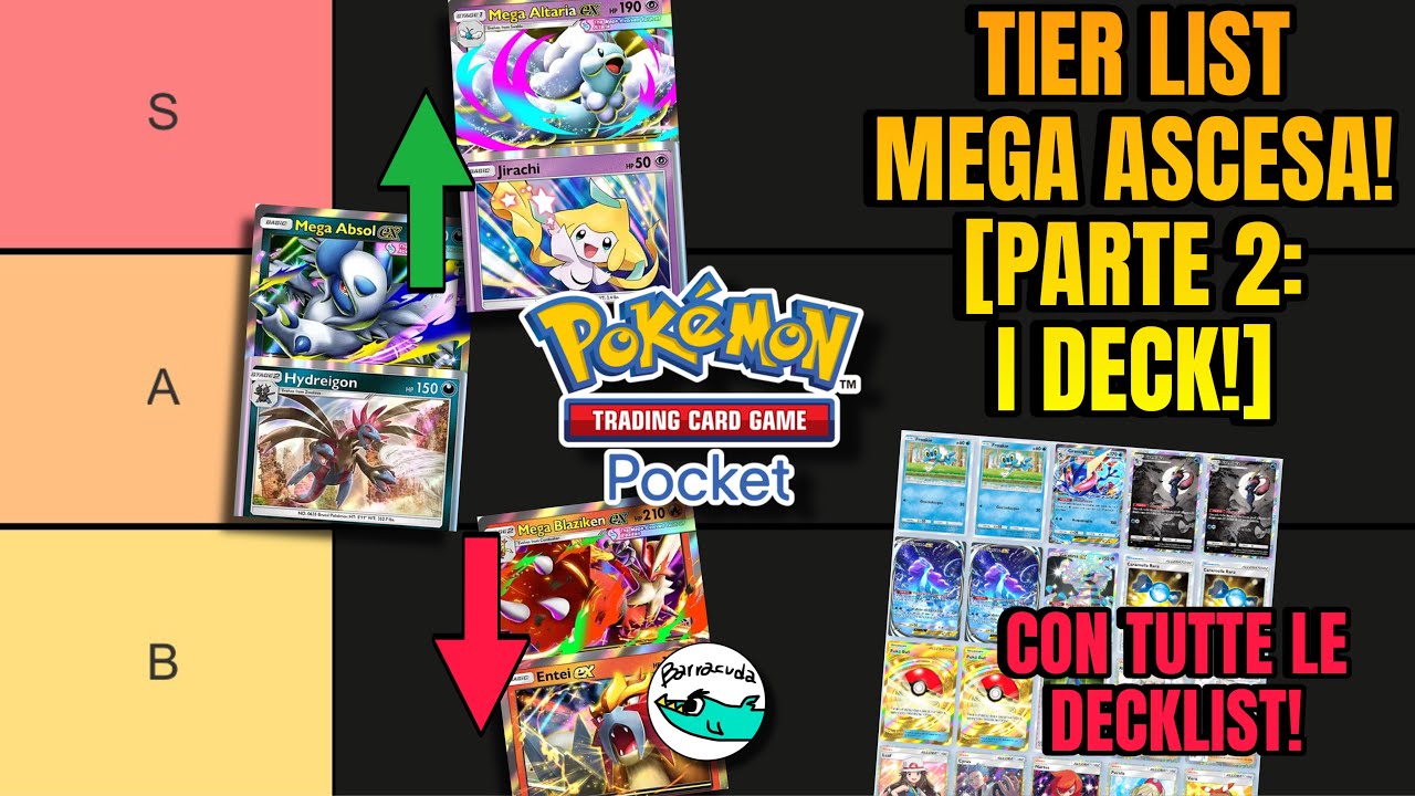 TIER LIST SET MEGA ASCESA! [PARTE 2: I DECK!] + DECKLIST! Pokemon TCG ...