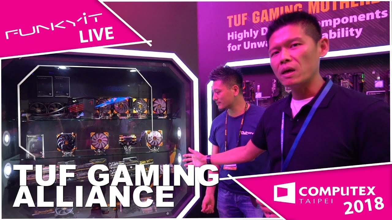 Asus TUF Gaming Computex Booth Visit 2018 - YouTube