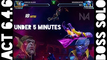 Rank 3 Corvus Glaive Solos Act 6 Chapter 4 Grandmaster Boss in Under 5 Minutes