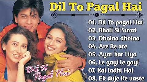 Dil To Pagal Hai Movie All Songs | Shahrukh Khan Madhuri Dixit Karishma Kapoor LongTime HitSongs❤️🥰😍