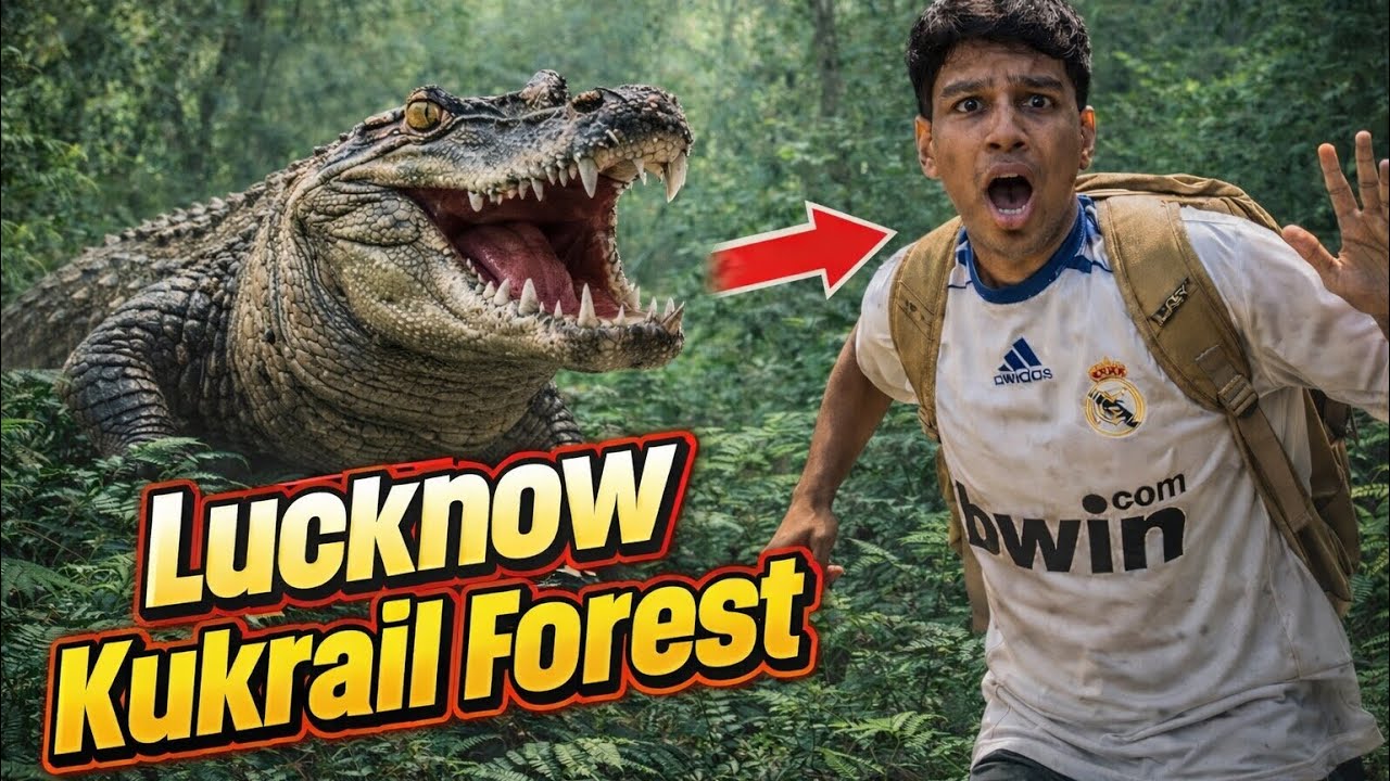 ⚠️ Lucknow Ke Jungle Mein Shocked! Kukrail Forest Story