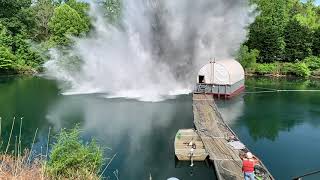 MIL-STD-901D Heavyweight Shock Test — Explosive Barge Slo-Mo (Hi-Test, VA)