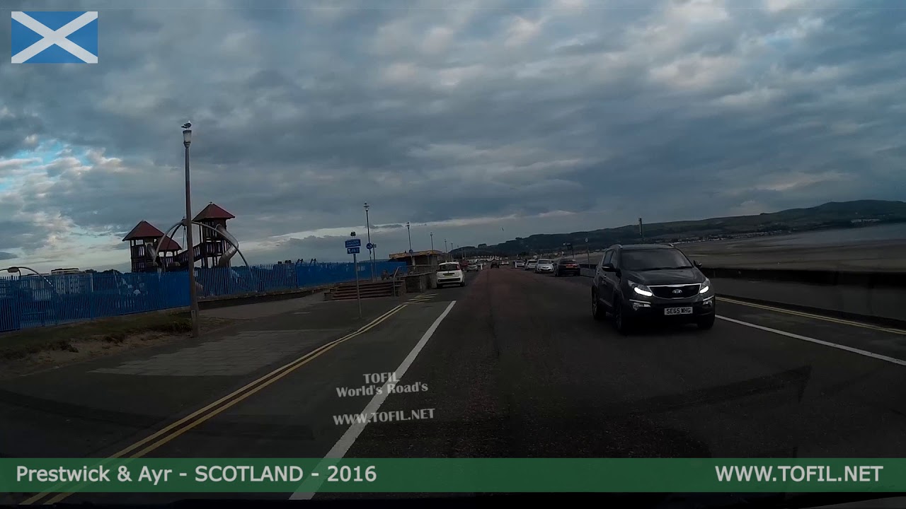 Prestwick & Ayr Scotland 2016 Dashcam Driving Movies