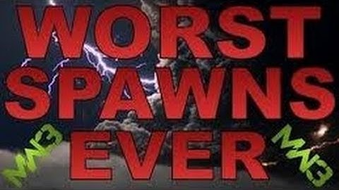 Worst spawn in Call of Duty History- MW3 FFA