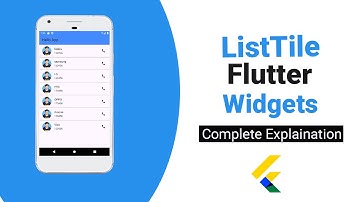 What is Flutter ListTile and How its Included in ListView Builder