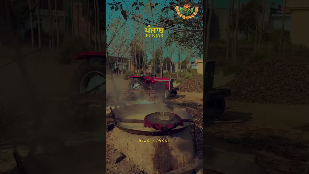 "Winters in Punjab hit differently with jaggery tea! 🍵❄️ 