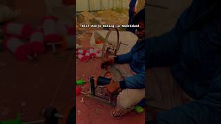 Kite manja making in Ahmedabad kite viral youtubeshort manjamaking patang uttarayan2024 like