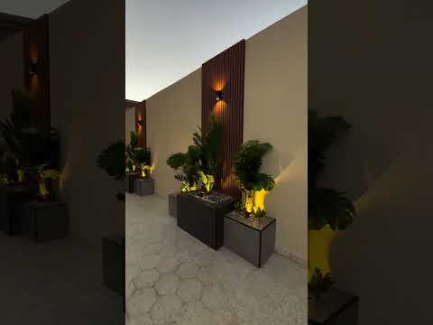 أجمل تصميم احواض زراعية وممرات تنسيق حدائق منزلية