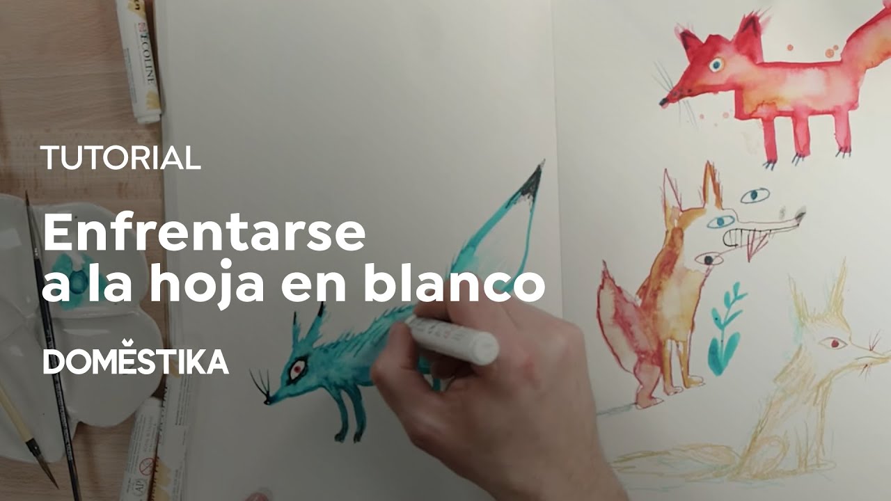 TUTORIAL Ilustración | Cómo enfrentarte a la Hoja en Blanco | Adolfo Serra | Domestika