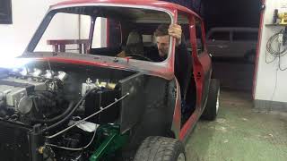 Mini with C20XE and ITBs test drive