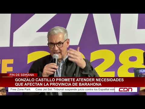 Gonzalo Castillo proposes a new way of doing politics during his tour of Barahona