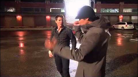 Jack Reacher fighting style behind the scenes