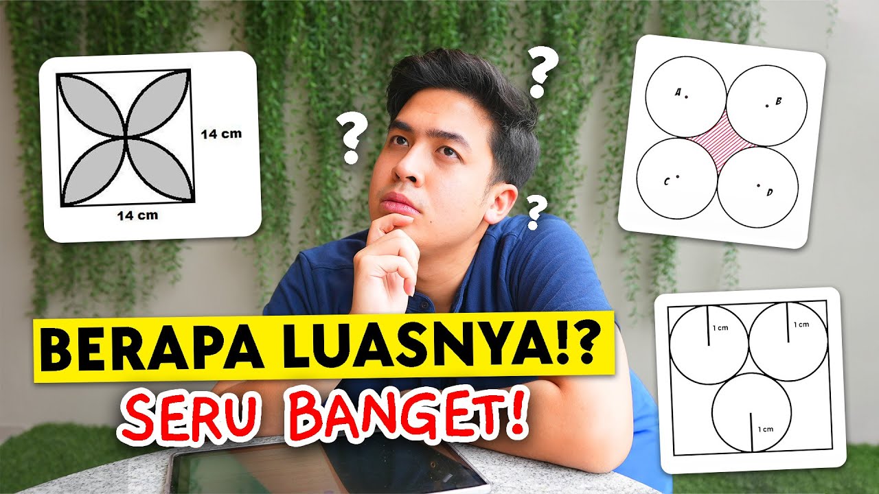 GIMANA CARI LUAS LINGKARAN & PERSEGI INI!? SERU BANGET!! | Jerome Polin