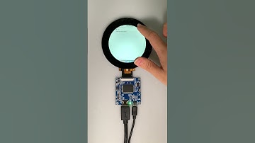 2.8-Inch Circular TFT Display Module with SPI3W-RGB Interface, 480x480 , and 450cd/m² #display
