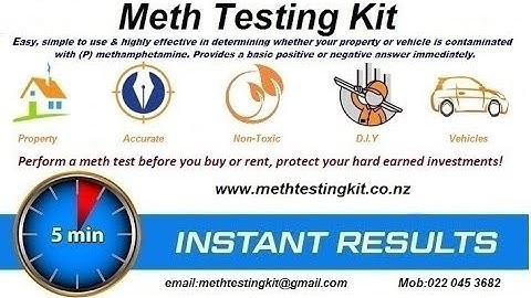 Meth P Test Kit (D I Y  Laboratory based methamphetamine residue test)  home or rental 100% Accuracy