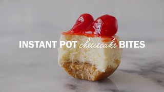 WOW! Instant Pot Mini Cheesecake Bites (Instant Pot silicone mold recipe)