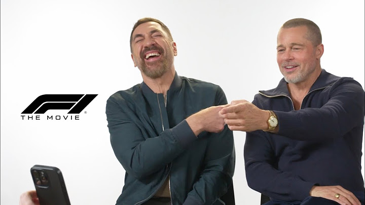 "YOU LOOK GOOD!" Brad Pitt and Javier Bardem React to Old Photos, Talk F1 and Original SE7EN Ending