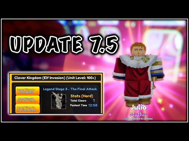 NEW CODE]✨HOW TO GET NEW MYTHIC JULIUS (JULIO) OP EVO 20% DMG & TIMESTOP?  SHOWCASE ANIME ADVENTURES 