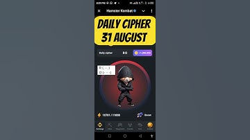 Hamster Kombat Daily Cipher Code 31 August #hamsterkombat #dailyciphercode
