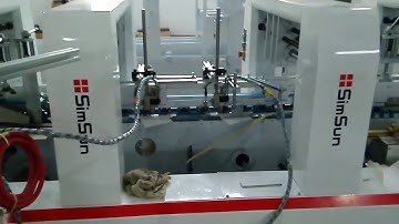 SimSun Apollo 65FC Folder Gluer Taper box   type of popcorn box with 2 guns