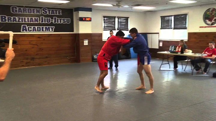 Nelson Puentes vs Jeremy Piaser. Sambo finals match.