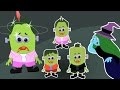 Five Little Monsters | пять маленьких монстров рифму | популярные детской песни