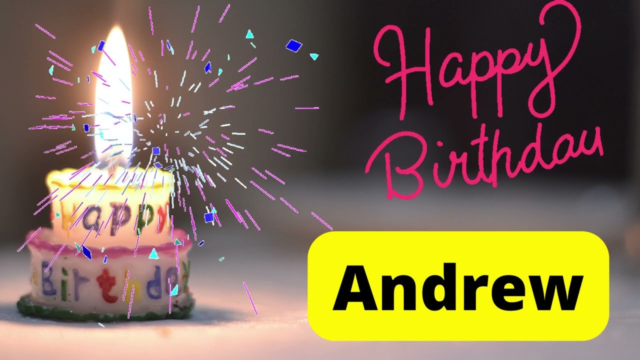Happy birthday Andrew video - YouTube