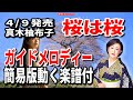 真木柚布子 火の鳥0 ガイドメロディー簡易版(動く楽譜付き)