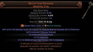 0.5 Plan | Strength Stacking Mace | La meilleur idée que j'ai eu sur PoE 2 ?