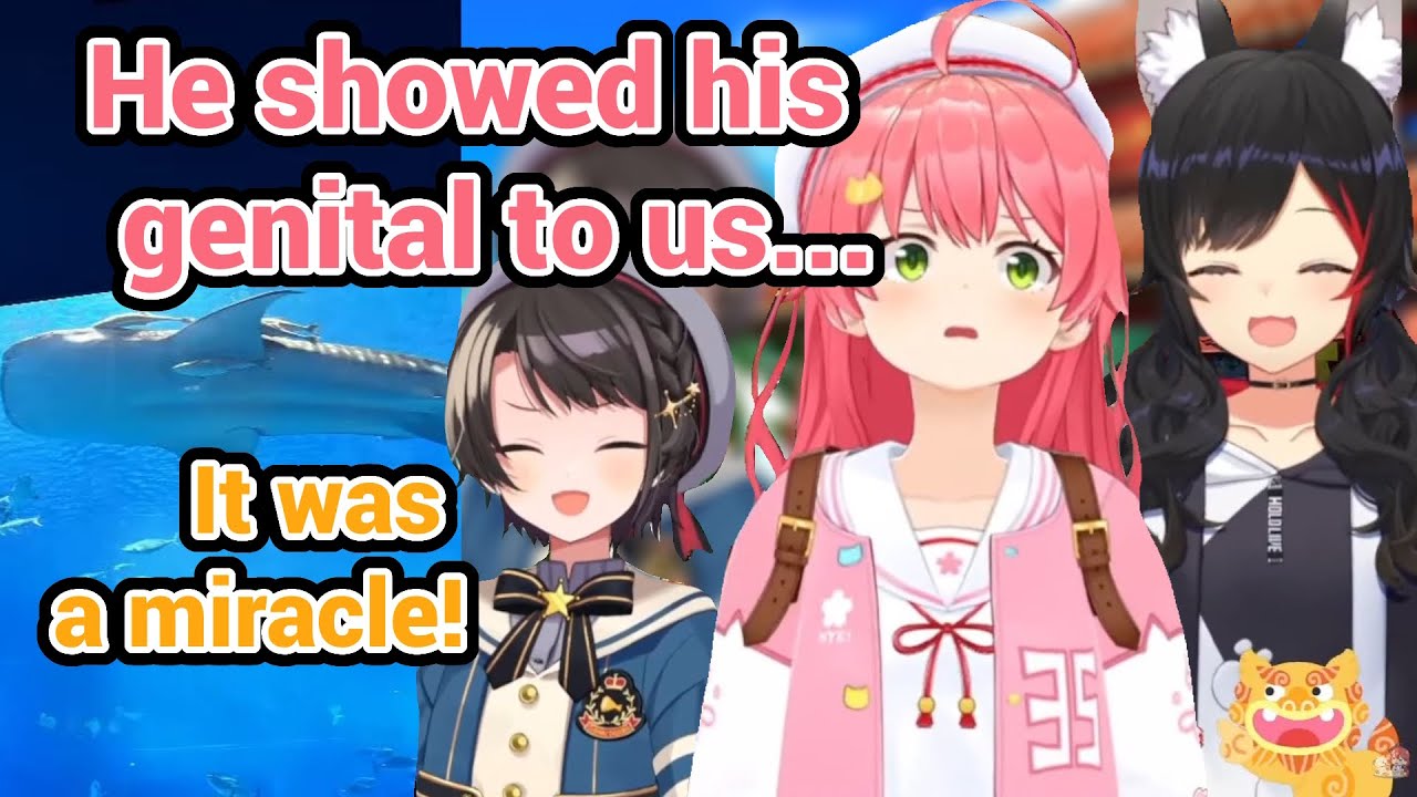 Miko Subaru Mio Got RARE Event with Jinta The Whale Shark!!!!