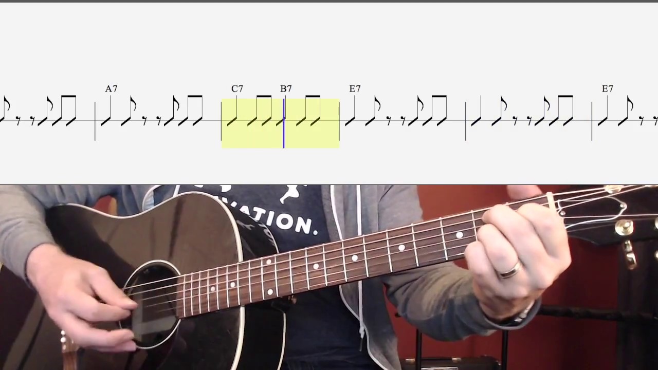 Suzie Q (Chords and Strumming) Watch and Learn Guitar Lesson for