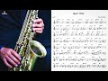 Giant steps easy  bebop solo for saxophone