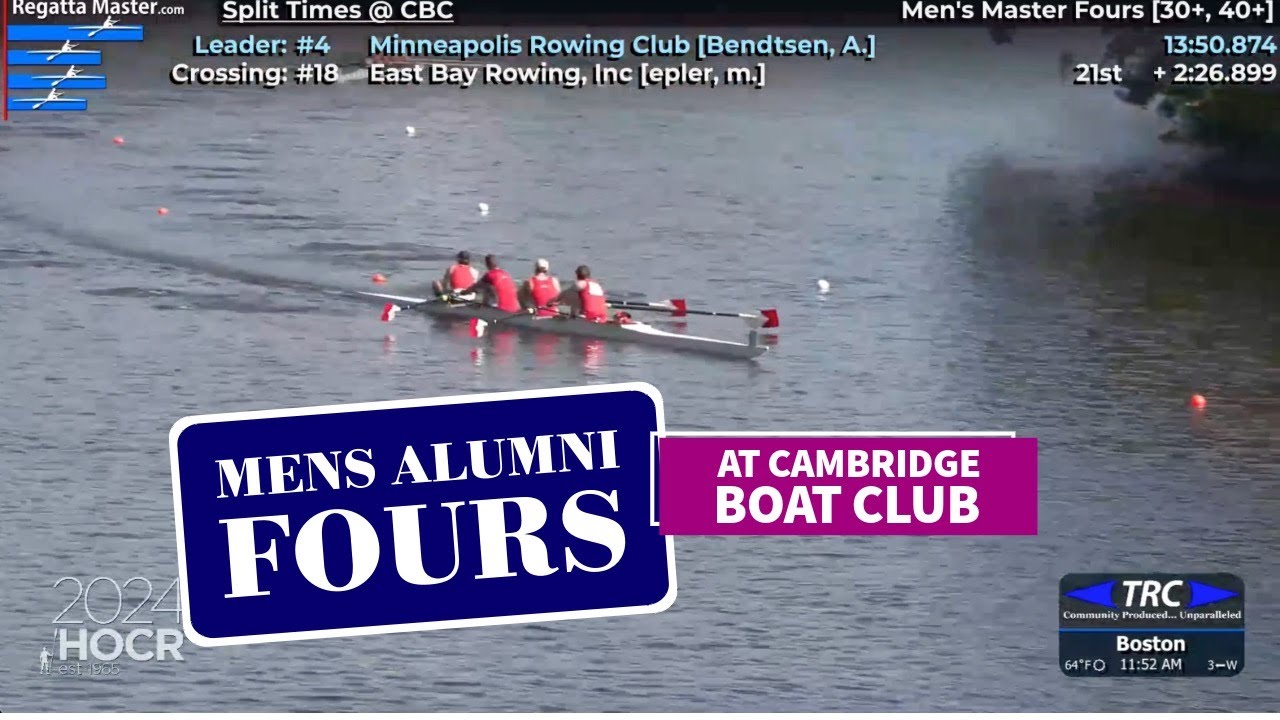 Hocr Crew HOCR 2024 | #26 Men's Alumni Fours - M ALUM 4+ at Cambridge - YouTube