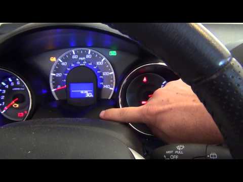 2012 Honda Fit - Oil Life Light Reset - How to